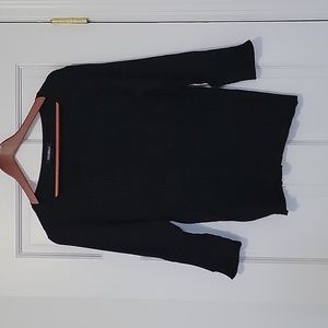 Roz & Ali Black Ribbed Sweater